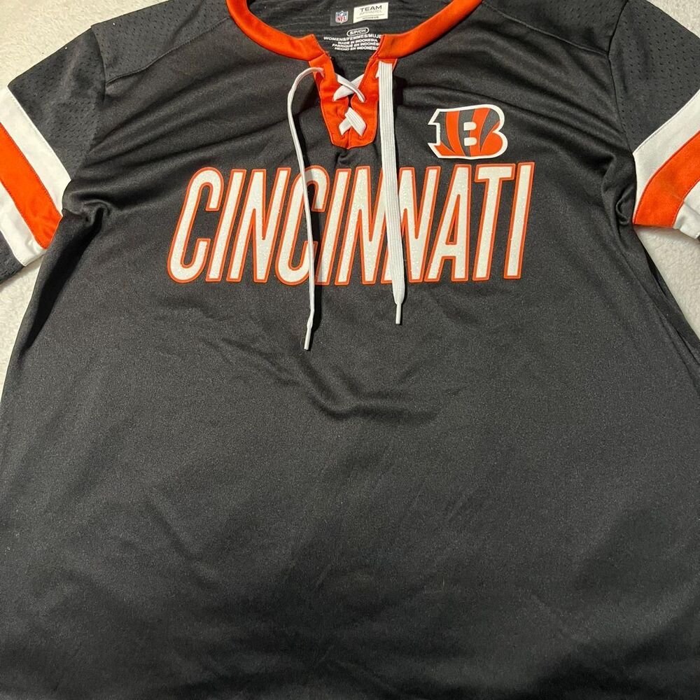 NFL Bengals Shirt, Jersey Style, US Womens S